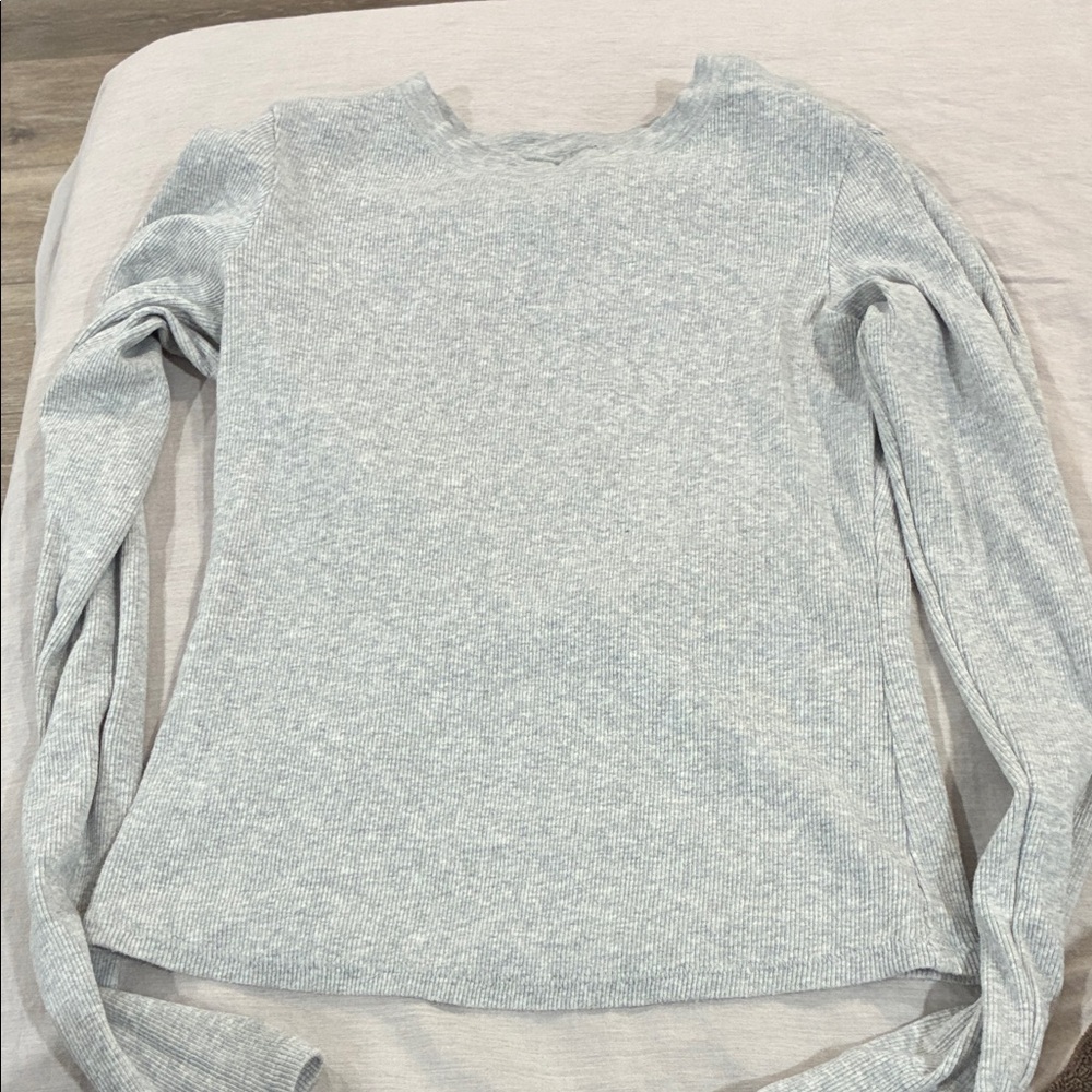 SKIMS Heather Gray Sweatshirt